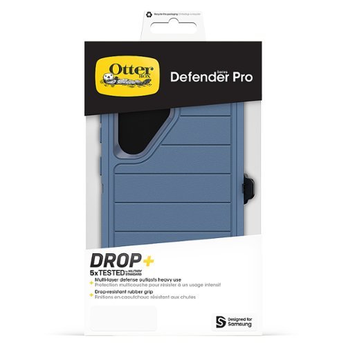OtterBox Defender Series Pro Hard Shell for Samsung Galaxy S24 Ultra - Baby Blue Jeans HOW TO BUY