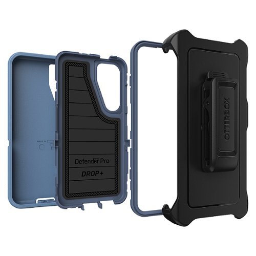 OtterBox Defender Series Pro Hard Shell for Samsung Galaxy S24 - Baby Blue Jeans WORLDWIDE DELIVERY