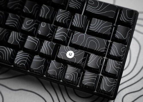 Higround Basecamp 65 65% Wired Mechanical Lubed White Flame Linear Switch Gaming Keyboard with RGB Backlighting - Black Ice SHOP ONLINE