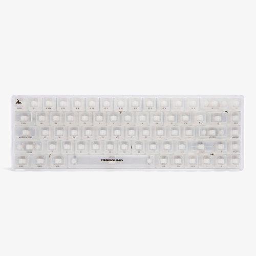 Higround Basecamp 65 65% Wired Mechanical Lubed Flame Linear Switch Gaming Keyboard with RGB lighting - Opal GLOBAL SHIPPING