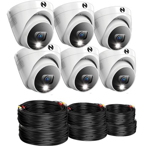 Night Owl 12 Channel, 6 Camera Dome Indoor/Outdoor Wired 2K 2TB