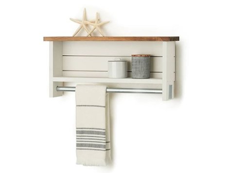 TRINITY - DRAKESTONE | Towel Bar w/ Shelves |