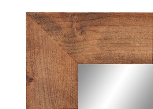 TRINITY DRAKESTONE | 24x31 Farmhouse Vanity Mirror | Walnut - Walnut HOW TO BUY