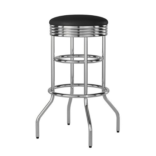 TRINITY | 30" Swivel Stool | Assembled | - Chrome