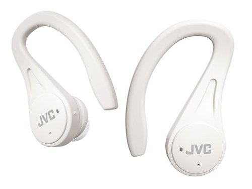 JVC - Sport True Wireless Earbuds Headphones - white