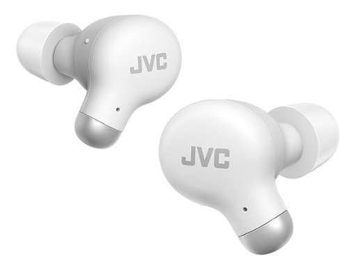 JVC - Marshmallow Active Noise Canceling True Wireless Headphones - white-Front_Standard 