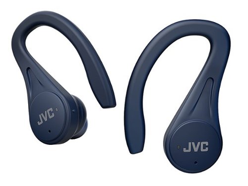 JVC - Sport True Wireless Earbuds Headphones - blue
