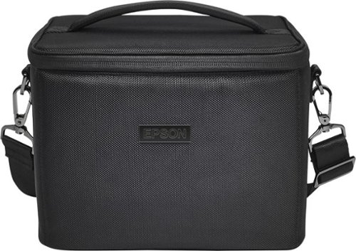 Epson EpiqVision Mini Custom Travel Case, Customized for EF12 EF11 Projector - Black - Black