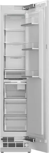 Front. Bertazzoni - 18" Built-In Freezer Column Panel Ready (V Trim) - Right swing door.