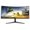 Acer - AOPEN 34" VA LED QHD 180Hz 1ms FreeSync Premium Gaming Monitor (HDMI) - Black-Front_Standard