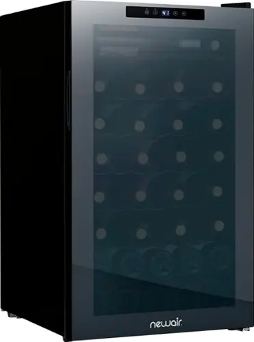 Front. NewAir - Newair Freestanding Wine Cooler - Black.
