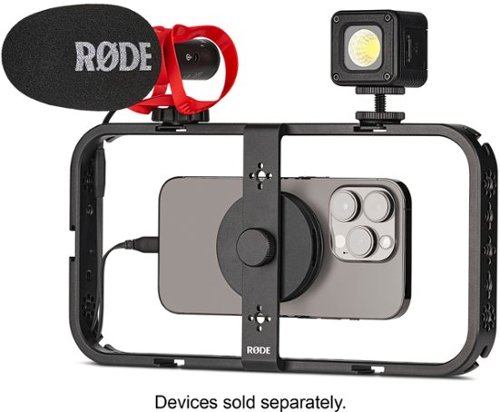 RØDE PhoneCage Magnetic Filmmaking Cage for Most Cell Phones - Black SHOP ONLINE