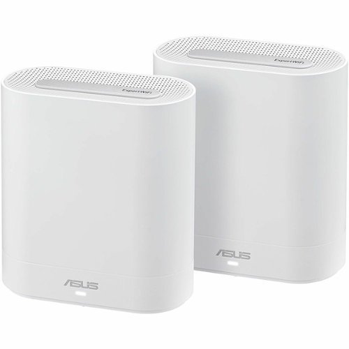 ASUS - ExpertWiFi Wireless-AX 972.50 MB/s Whole Home Wi-Fi System (2-pack) - White