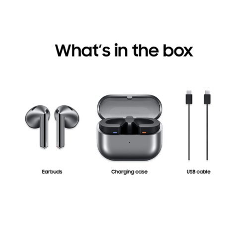Samsung Galaxy Buds3 Wireless Earbud Headphones - Silver BUY IN SINGAPORE