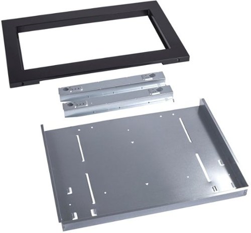 Maytag - 30" Trim Kit for Select Microwaves - Black Stainless Steel