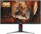 AOC - 24G4 23.8" IPS Gaming Monitor, FHD (1920x1080), 180Hz, 1ms, Freesync, HDR10 - Black/Silver/Red-Front_Standard 