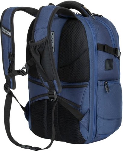 SwissGear Commander USB ScanSmart Laptop Backpack - Blue GLOBAL SHIPPING