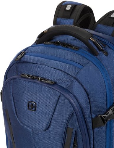 SwissGear Commander USB ScanSmart Laptop Backpack - Blue SHOP ONLINE