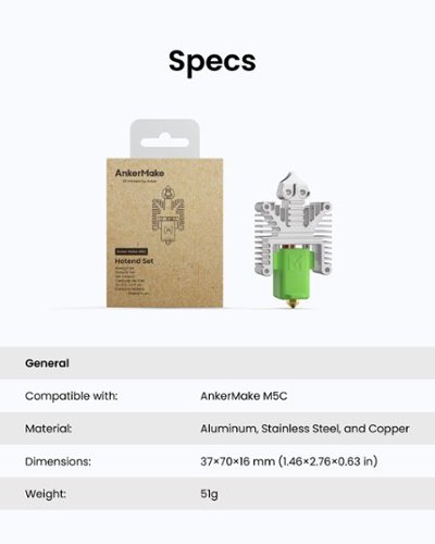 AnkerMake Hotend Set for M5C 3D Printer - Silver GLOBAL SHIPPING