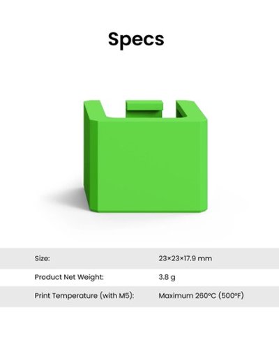 AnkerMake 5-Pack Silicone Cover for M5 3D Printer - Green GLOBAL SHIPPING