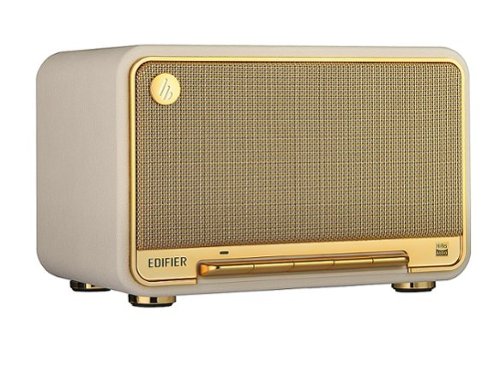 Edifier D32 Portable Bluetooth 5.3 Wireless Speaker with Apple AirPlay High Resolution Audio and 11 Hour Battery Life - Ivory BUY IN EUROPE