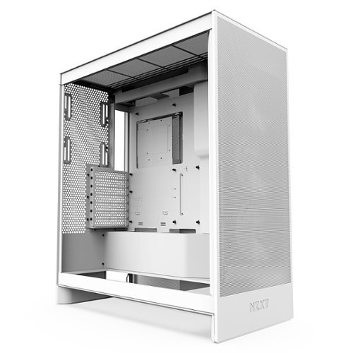 NZXT - H7 Flow Mid-Tower ATX Case - White