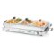 Costway - Food Warmer Buffet Server 450W Electric Warming Tray for Parties - Silver-Front_Standard