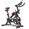 Costway - Exercise Bicycle Indoor Bike Cycling Cardio Adjustable Gym Workout Fitness Home - Red-Front_Standard
