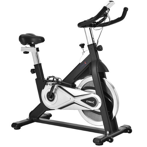Costway - Stationary Exercise Bike Fitness Cycling Bike W/40 Lbs Flywheel Home Gym Cardio - Black