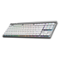 Logitech - G515 LIGHTSPEED TKL Wireless Mechanical Tactile (Brown) Switch Gaming Keyboard with LIGHTSYNC RGB - White-Front_Standard