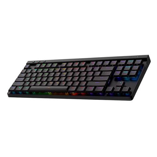 Logitech - G515 LIGHTSPEED TKL Wireless Mechanical Linear (Red) Switch Gaming Keyboard with LIGHTSYNC RGB - Black