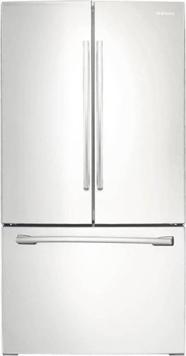 Samsung - 25.5 Cu. Ft. French Door Refrigerator with Internal Water Dispenser - White