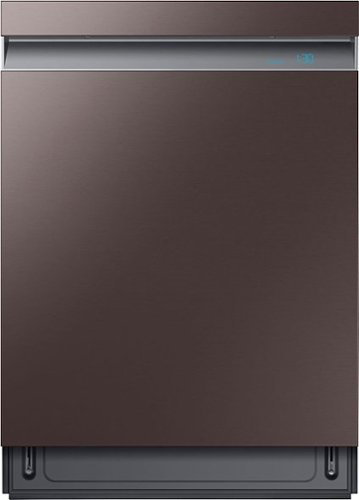 "Samsung - Linear Wash 24"" Top Control Built-In Dishwasher with AutoRelease Dry, 39 dBA - Tuscan Stainless Steel"