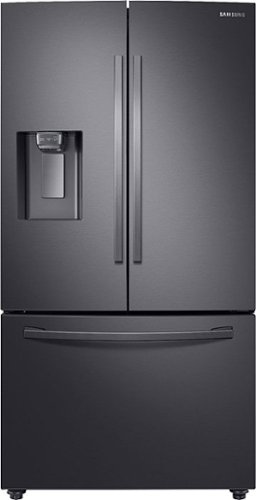 Samsung - 28 Cu. Ft. French Door Fingerprint Resistant Refrigerator with CoolSelect Pantry - Black Stainless Steel
