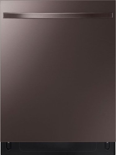 "Samsung - StormWash 24"" Top Control Built-In Dishwasher with AutoRelease Dry, 3rd Rack, 48 dBA - Tuscan Stainless Steel"