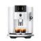 JURA - E8 Single Serve Automatic Espresso and Coffee Machine with 15 Bars of Pressure - White-Front_Standard