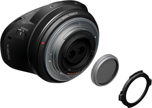 Canon RF-S3.9mm F3.5 STM Dual Fisheye Lens for Select EOS-R Series Cameras - Black GLOBAL SHIPPING