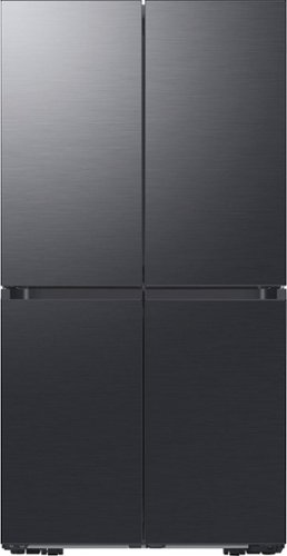 Dacor - 22.8 Cu. Ft. 4-Door French Reveal™ Door 36" Counter Depth Refrigerator with Beverage Center™ - Graphite Stainless Steel