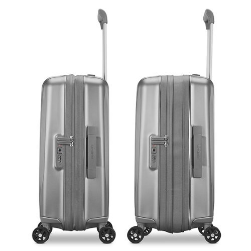 Samsonite ZIPPLUS SPINNER 20 シルバー Samsonite Zipplus Carry On Luggage Silver Oxide | Costco