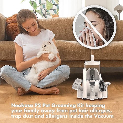 NEAKASA P2 Pro Pet Grooming System - White/Grey WHERE TO BUY