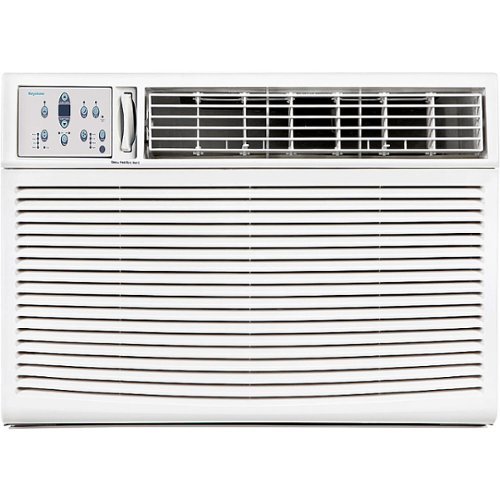 Keystone - 18,800/18,400 BTU 230V Window/Wall Air Conditioner with 16,000 BTU Supplemental Heat Capability - White