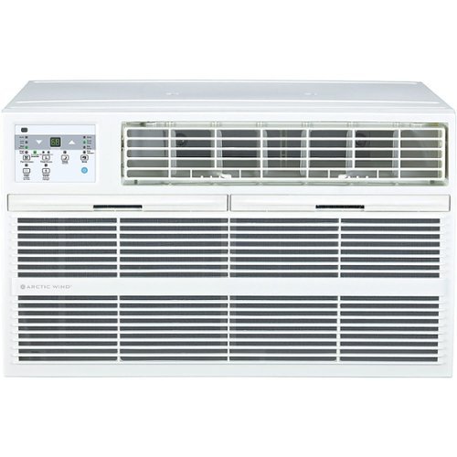 Arctic Wind - 12,000 BTU 230V Through the Wall Air Conditioner with Supplemental Heat and Remote Control - White