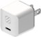 Scosche - PowerVolt 20W Mini Cube USB-C Fast Charger - White-Front_Standard