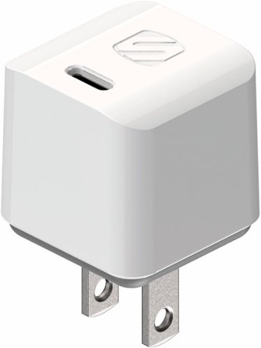 Scosche PowerVolt 20W Mini Cube USB-C Fast Charger - White WORLDWIDE DELIVERY