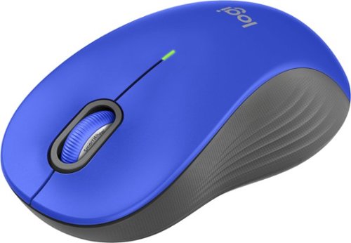 Logitech - Signature M550 L Full Size Bluetooth Mouse with Silent Clicks - Blue