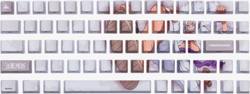 Higround - Luffy Gear 5 65% PBT 68-Key Keycap Set - Multi-Front_Standard 