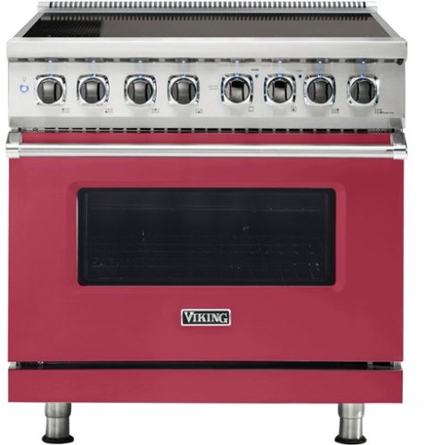 Viking - 5 Series 5.6 Cu. Ft. Freestanding Electric Induction Range - Valentine