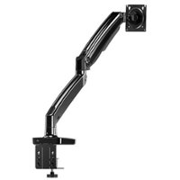 ErgoAV - Single Monitor Desk Mount with Docking Station for Monitors up to 34