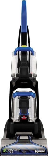 BISSELL - TurboClean Pet XL Upright Vacuum - Black with Colbalt Blue Accents