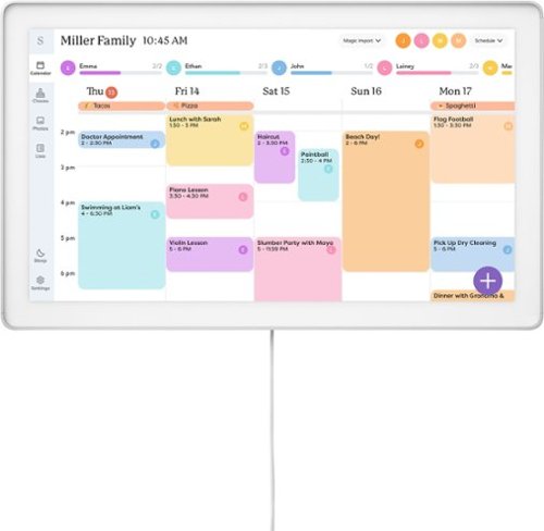 Skylight Calendar Max: 27 inch Touchscreen Smart Calendar and Family Organizer - Aluminum